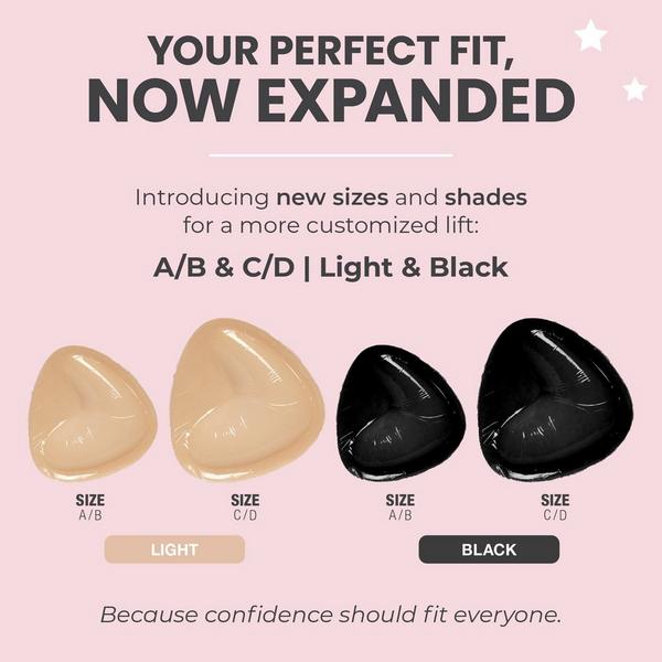 Hollywood Fashion Secrets Double-Sided Adhesive Push-Up Bra Black #3