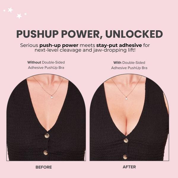 Hollywood Fashion Secrets Double-Sided Adhesive Push-Up Bra Black #5