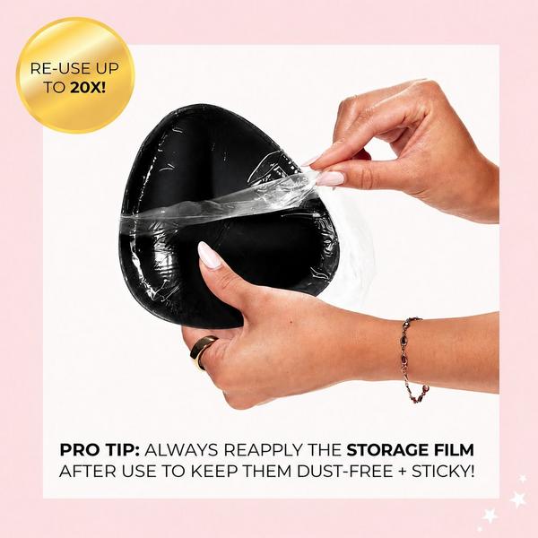 Hollywood Fashion Secrets Double-Sided Adhesive Push-Up Bra Black #7