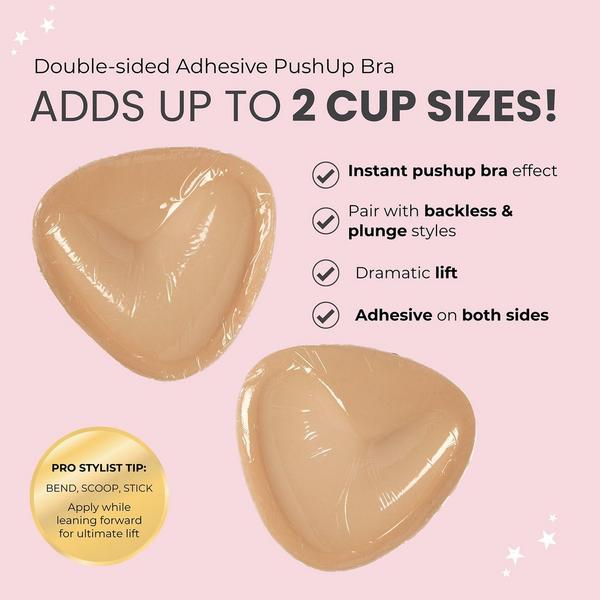 Hollywood Fashion Secrets Double-Sided Adhesive Push-Up Bra Light #4