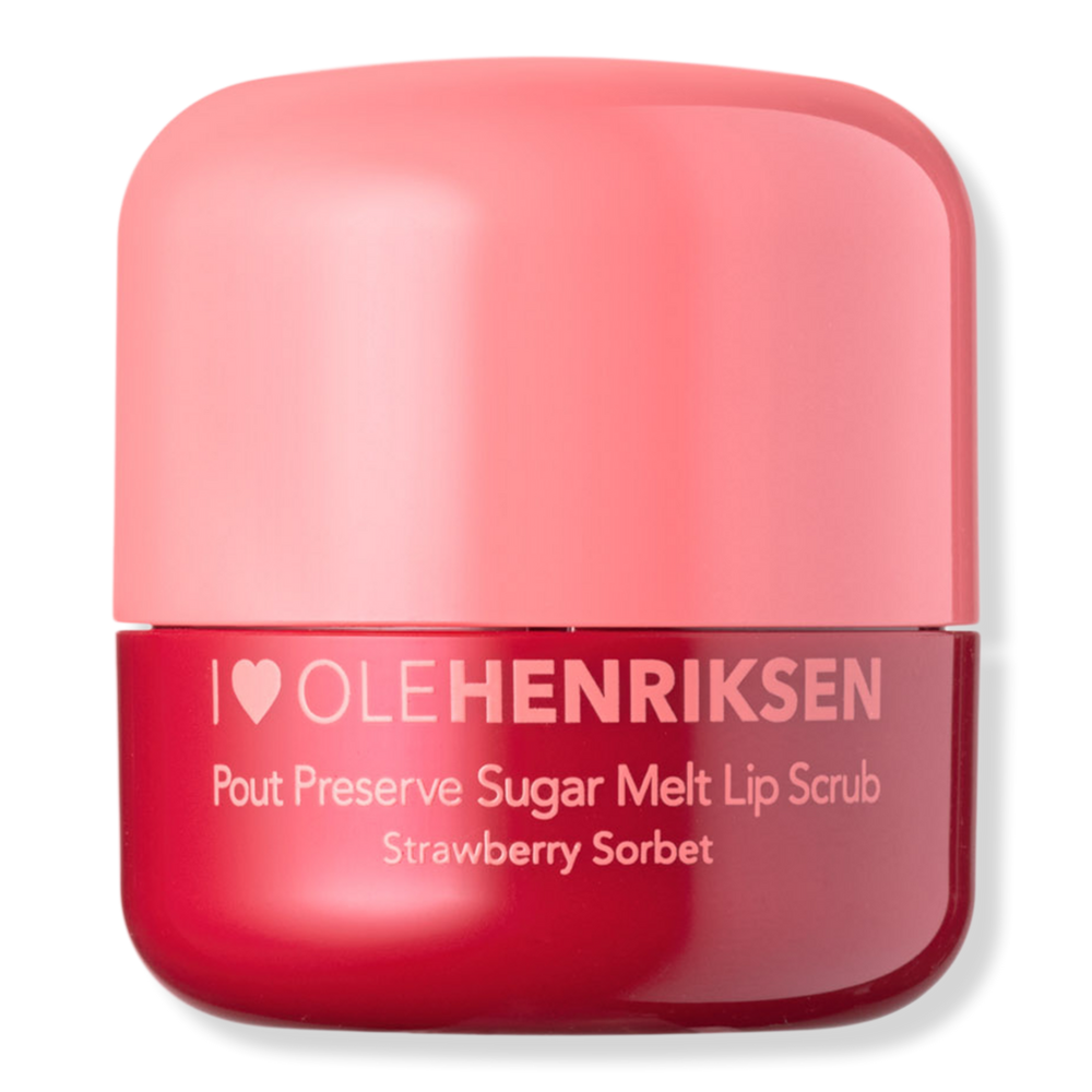 OLEHENRIKSEN Pout Preserve Sugar Melt Lip Scrub - Strawberry Sorbet