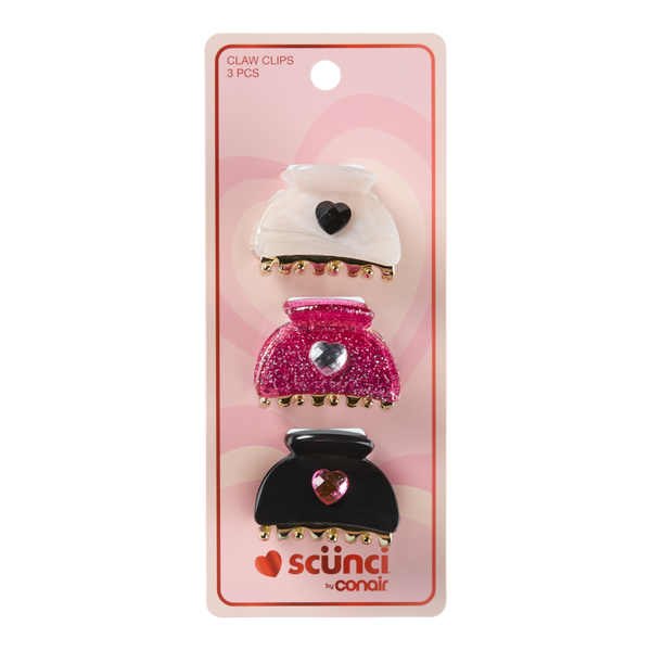 Scünci Heart Stone Claw Clips #2