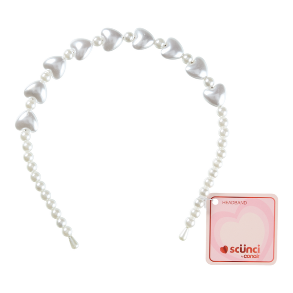 Scünci Heart Bead Headband #2