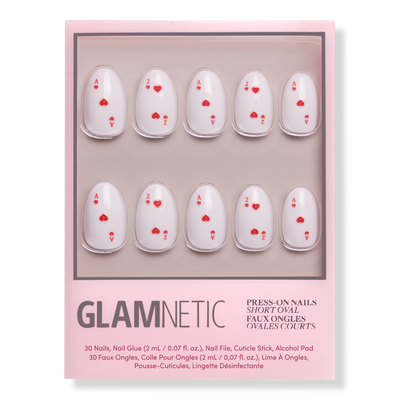 Glamnetic Ace Of Hearts Press-On Nails