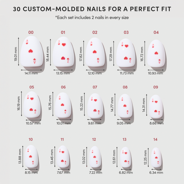 Glamnetic Ace Of Hearts Press-On Nails #6