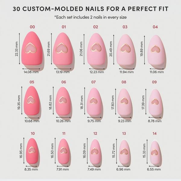 Glamnetic Matte In Love Press-On Nails #6