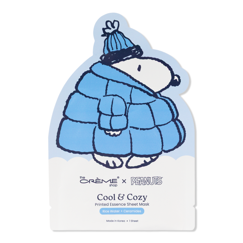 The Creme Shop Snoopy Cool 'n' Cozy Sheet Mask In Blue