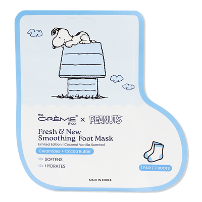 The Crème Shop Peanuts Snoopy Fresh & New Foot Mask