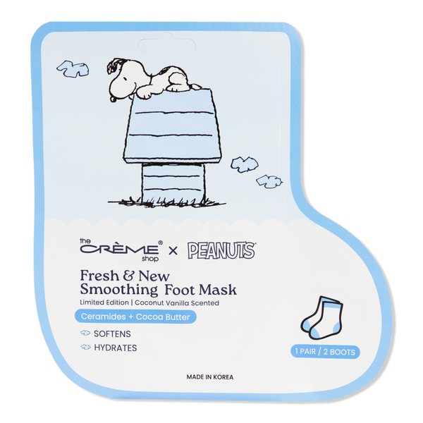 The Crème Shop Peanuts Snoopy Fresh & New Foot Mask #1