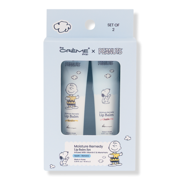 The Crème Shop Peanuts Moisture Remedy Lip Balm Set #1