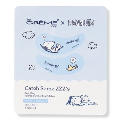 The Crème Shop Peanuts Catch Some Zzz's Depuffing Hydrogel Eye Patches