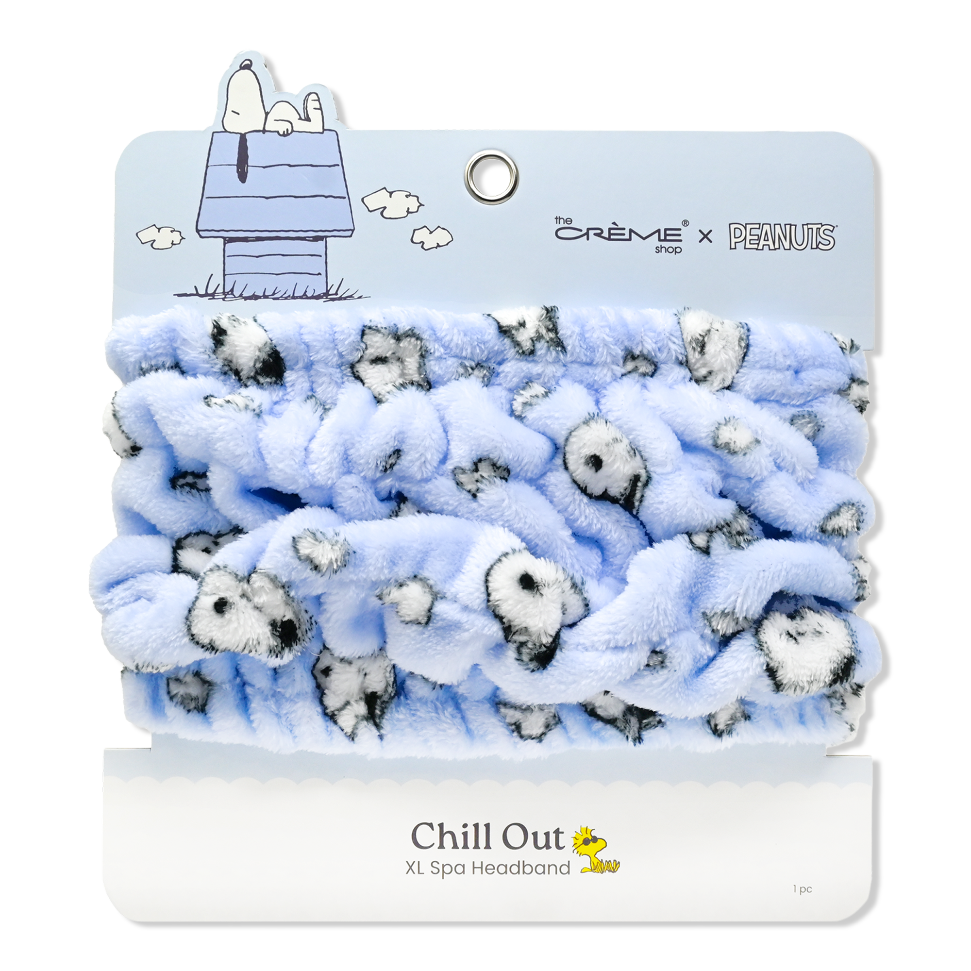 The Crème Shop XL Plush Headband Chill Out #1