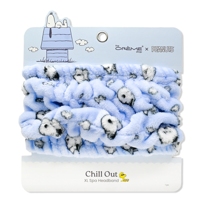 The Crème Shop XL Plush Headband Chill Out
