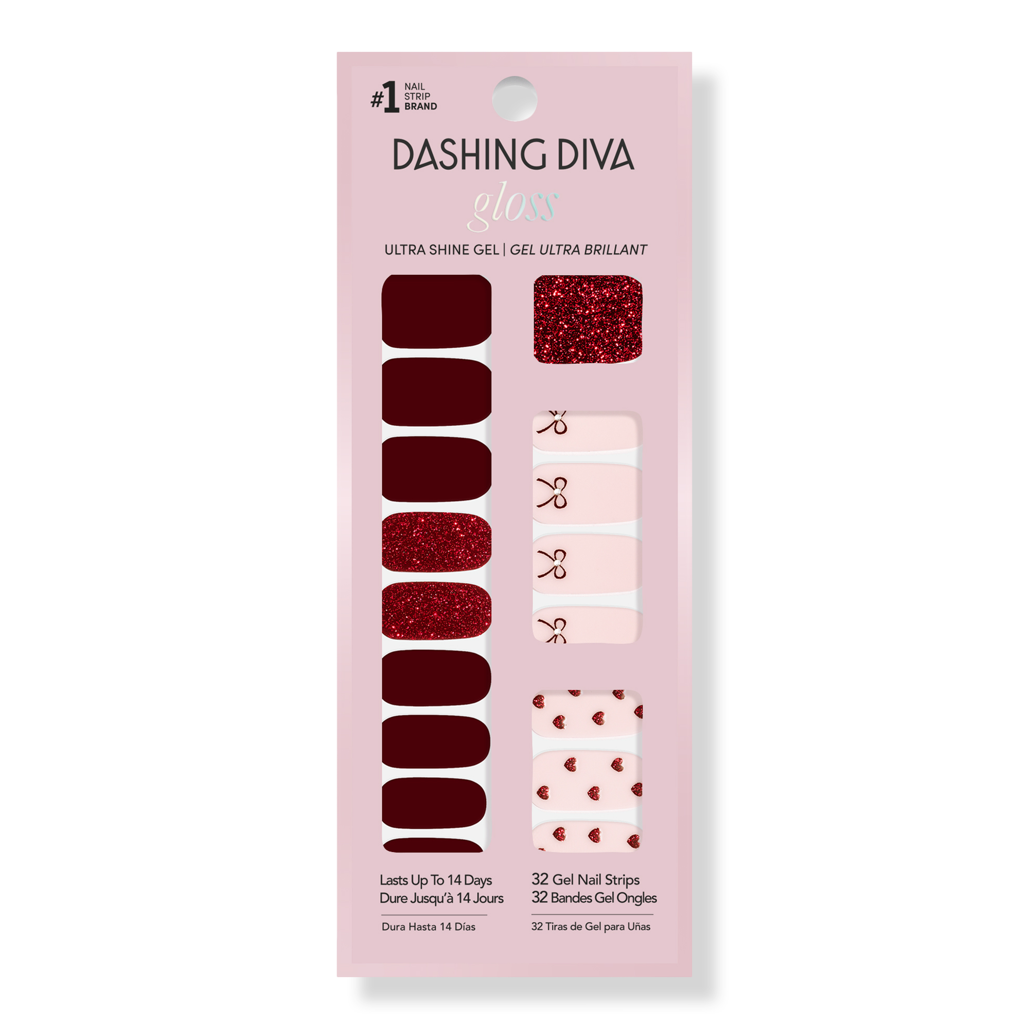 Dashing Diva GLOSS, Gel Nail Polish Strips, Baby Girl #1