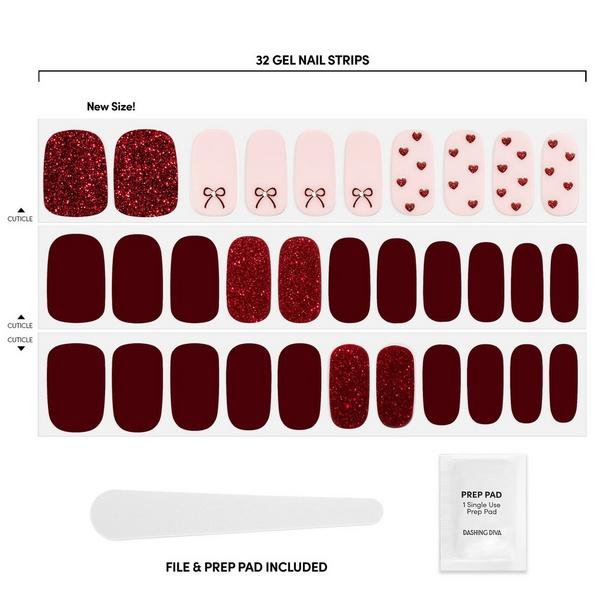 Dashing Diva GLOSS, Gel Nail Polish Strips, Baby Girl #2