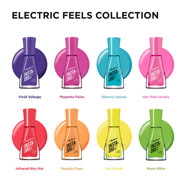 Sally Hansen Insta-Dri Electric Feels Nail Polish Collection #8