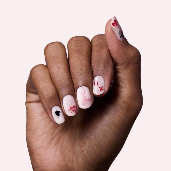 Dashing Diva Magic Pick Nail Stickers, Secret Love Letter #3