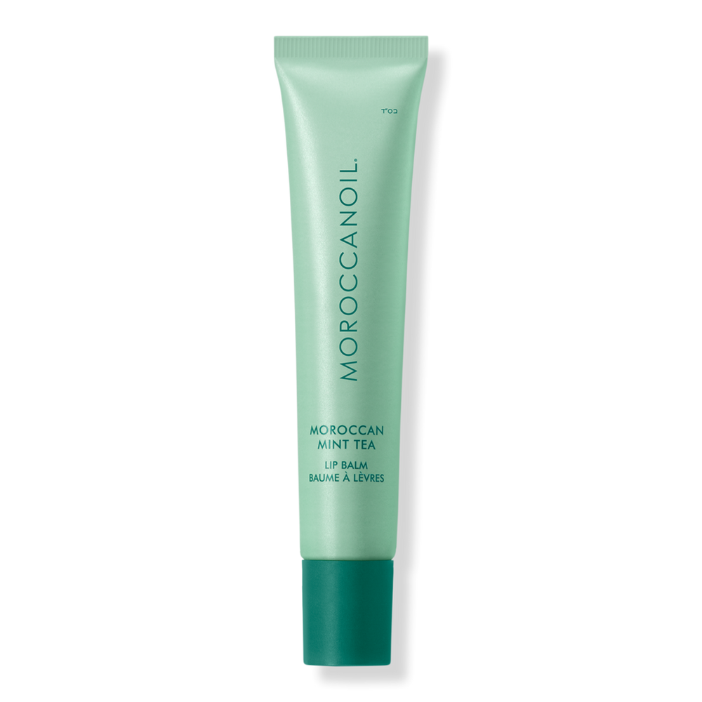 Moroccanoil Lip Balm – Hydrating Argan + Peptide Lip Treatment - Moroccan Mint Tea