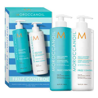 Moroccanoil Frizz Control Shampoo & Conditioner Half-Liter Duo