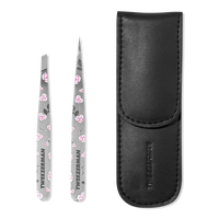 Rose Painted Petite Tweezer Set