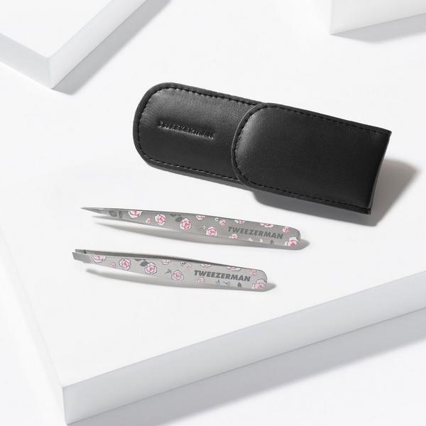 Tweezerman Rose Painted Petite Tweezer Set #6