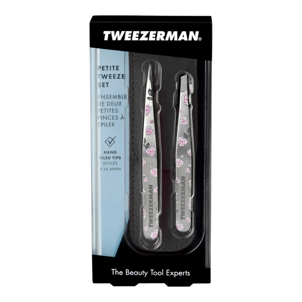 Tweezerman Rose Painted Petite Tweezer Set #7