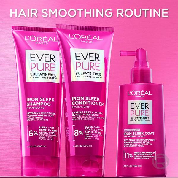 L'Oréal EverPure Sulfate Free Iron Sleek Smoothing Conditioner #3