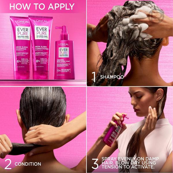 L'Oréal EverPure Sulfate Free Iron Sleek Smoothing Shampoo #7