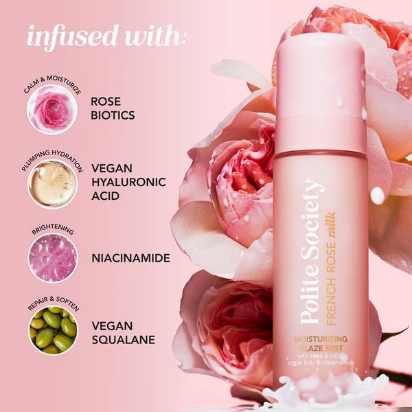 Polite Society French Rose Milk Moisturizing Glaze Mist #6