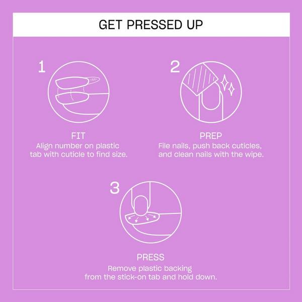 OPI Sticking Point Press On Nails #7