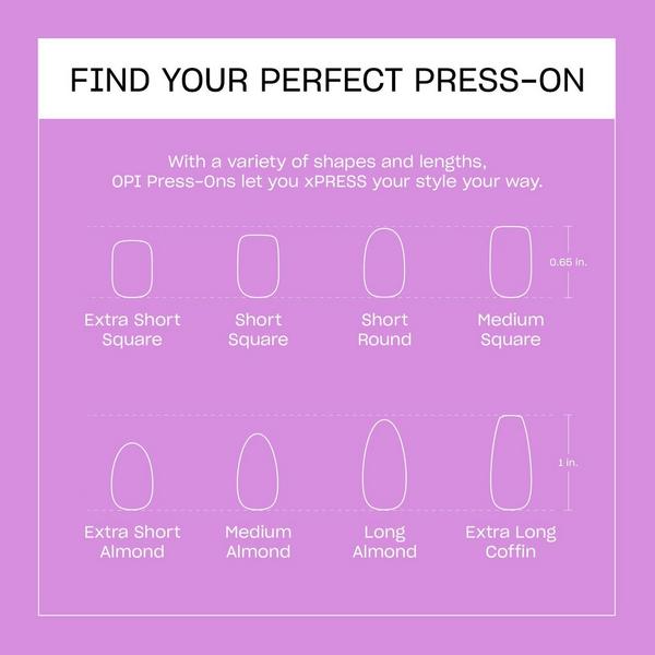 OPI Sticking Point Press On Nails #8