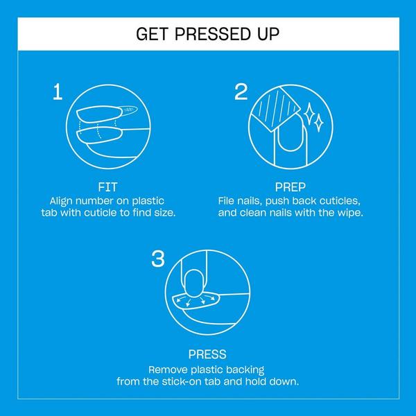 OPI Sticking Point Press On Nails #7