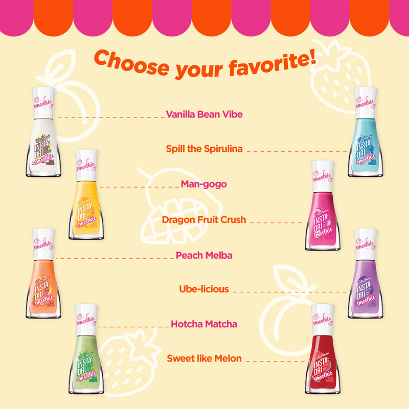 Sally Hansen - Dragon Fruit Crush Insta-Dri Smoothies Limited