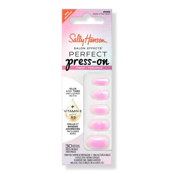 Sally Hansen Salon Effects Perfect Press-On Pink Nails #1