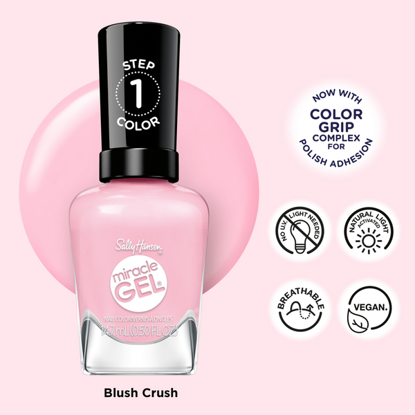 Sally Hansen Miracle Gel Supercharged Pinks Nail Polish Collection #4