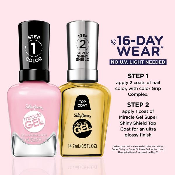 Sally Hansen Miracle Gel Supercharged Pinks Nail Polish Collection #5