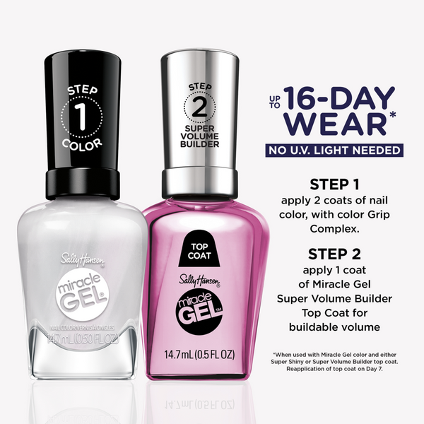 Sally Hansen Miracle Gel Supercharged Pinks Nail Polish Collection #5