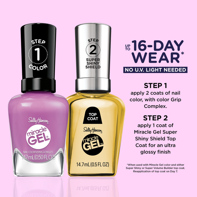 Sally Hansen - Unstop-purple Miracle Gel Supercharged Pinks Nail