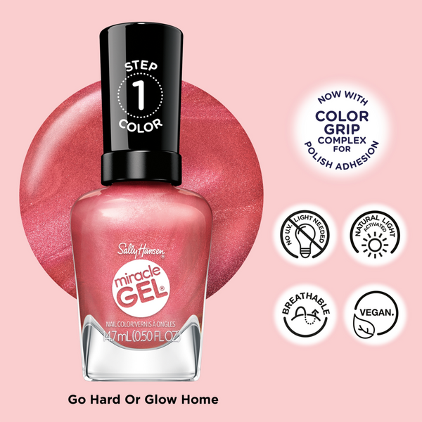 Sally Hansen Miracle Gel Supercharged Pinks Nail Polish Collection #4