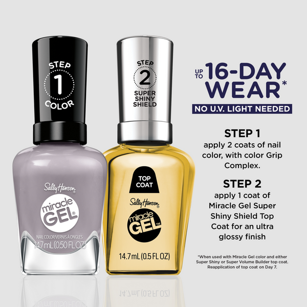 Sally Hansen Miracle Gel Supercharged Pinks Nail Polish Collection #5