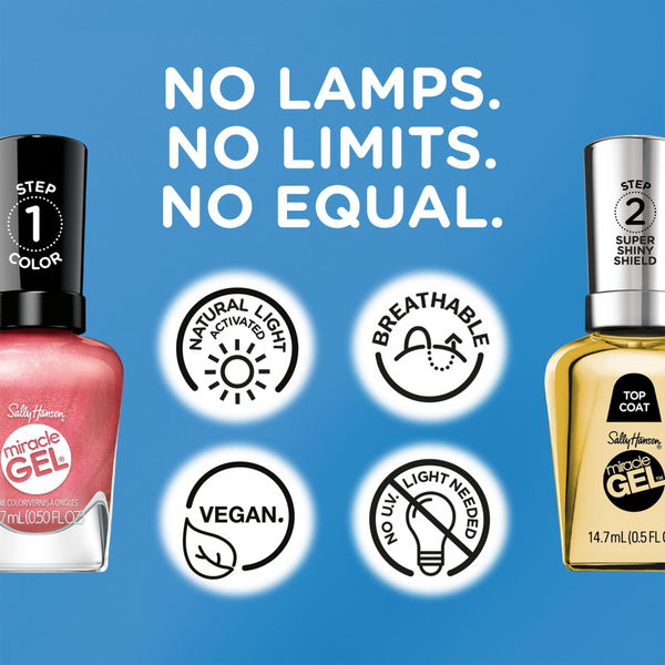 Sally Hansen Miracle Gel Supercharged Pinks Nail Polish Collection #9