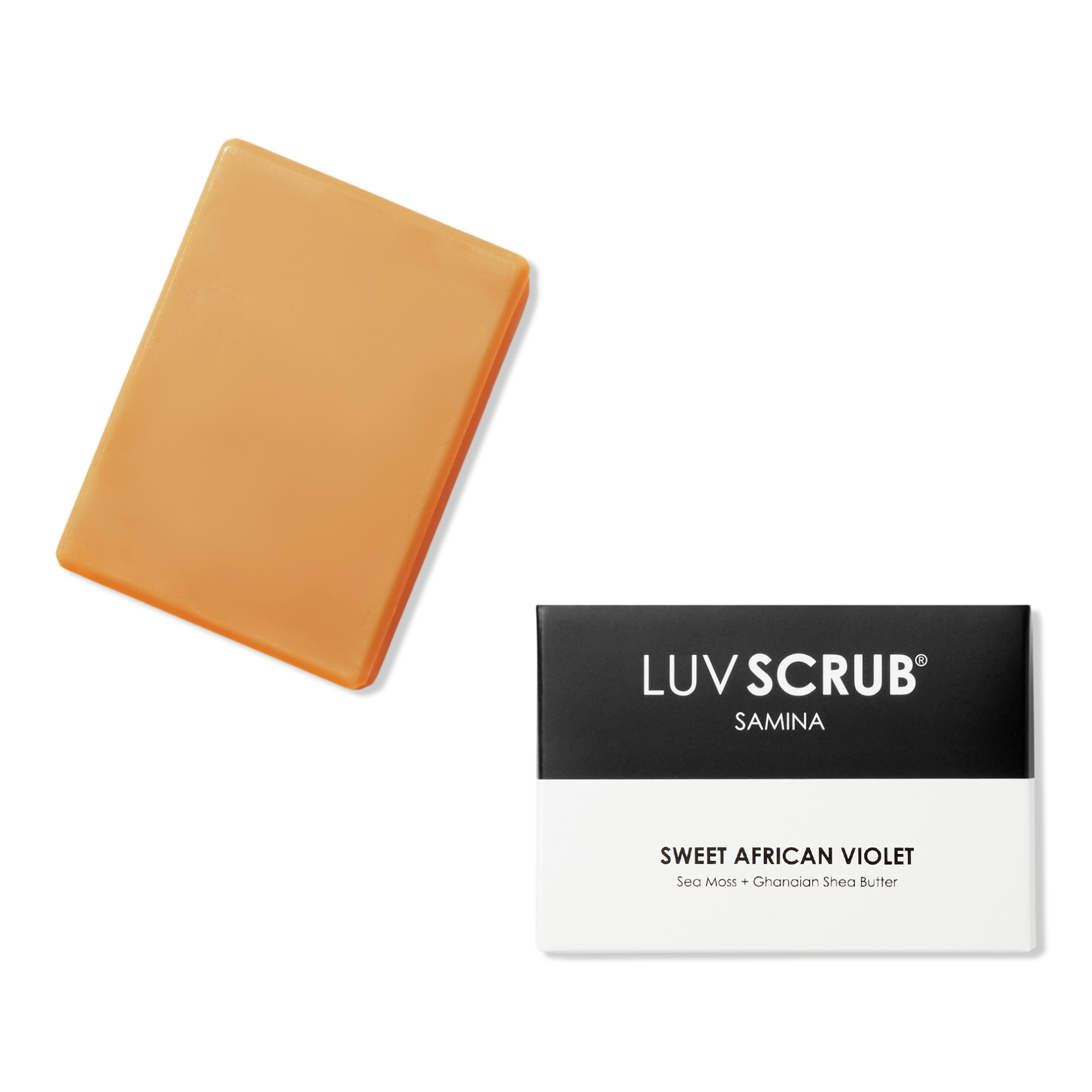 LUV SCRUB Sweet African Violet Samina Bar #1