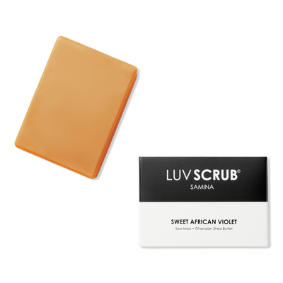 LUV SCRUB Sweet African Violet Sea Moss + Shea Bar