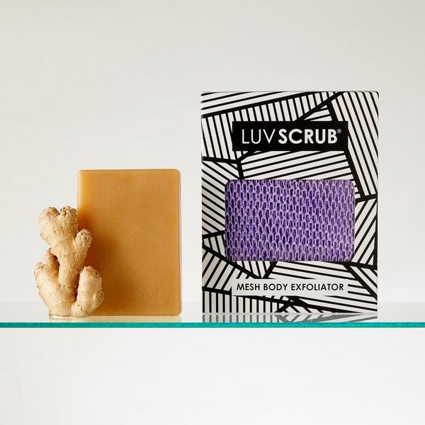 LUV SCRUB Sweet African Violet Samina Bar #4