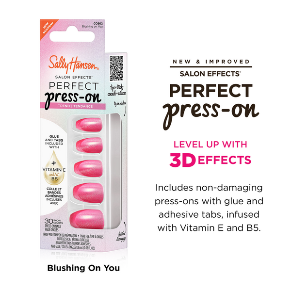 Sally Hansen Salon Effects Perfect Press-On Pink Nails #4