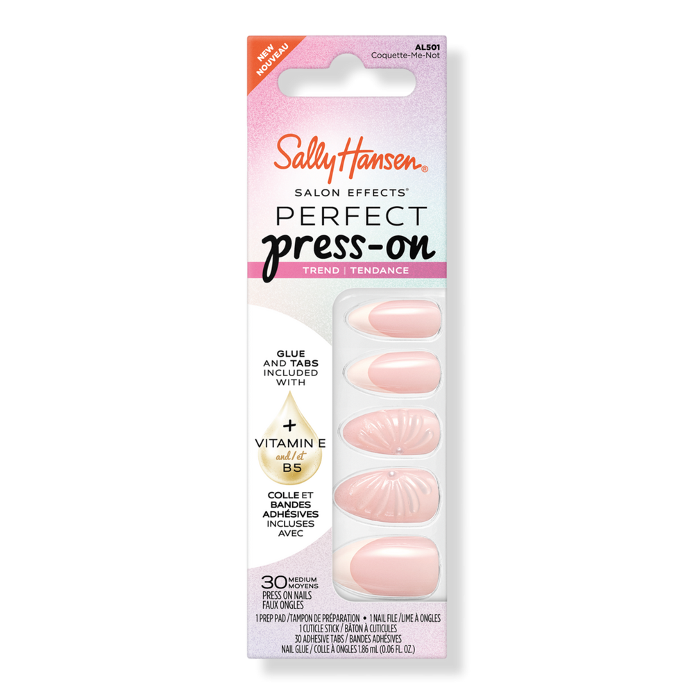 Sally Hansen Salon Effects Perfect Press-on Pink Nails - Coquette-me-not