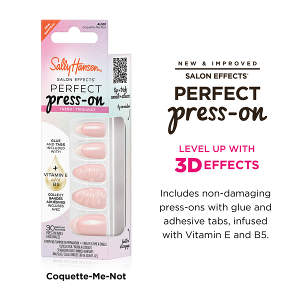 Sally Hansen Salon Effects Perfect Press-On Pink Nails #4