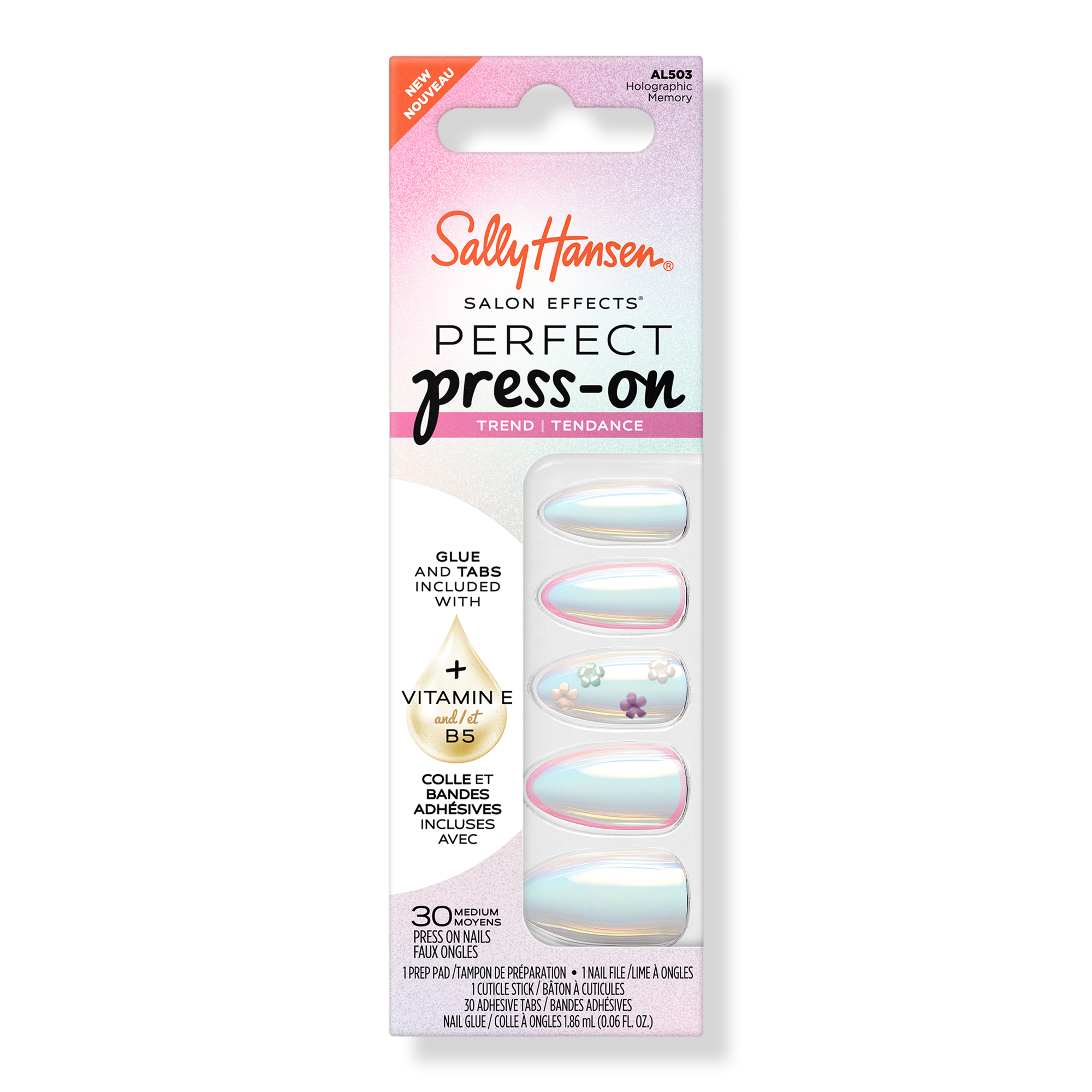 Sally Hansen Salon Effects Perfect Press-On Pink Nails #1