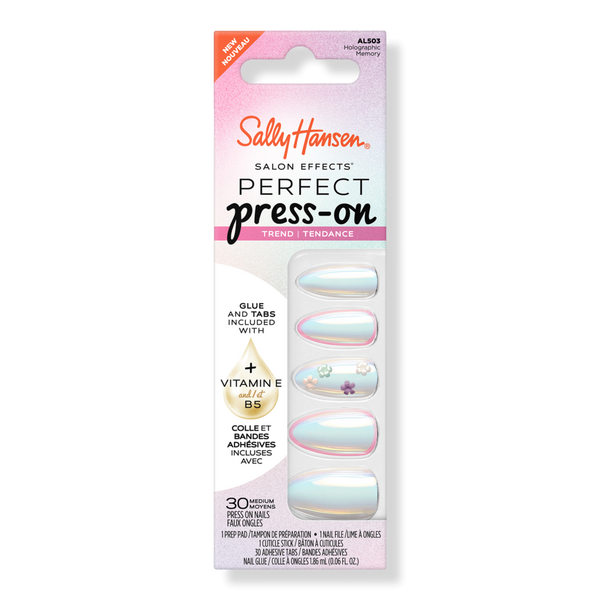 Sally Hansen Salon Effects Perfect Press-On Pink Nails #1