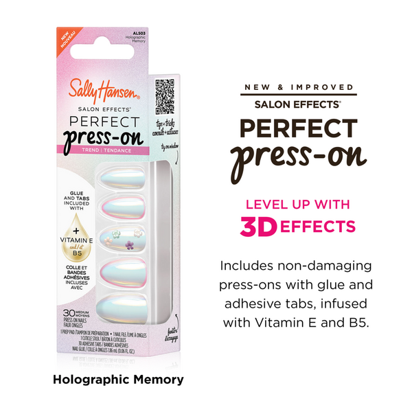 Sally Hansen Salon Effects Perfect Press-On Pink Nails #4